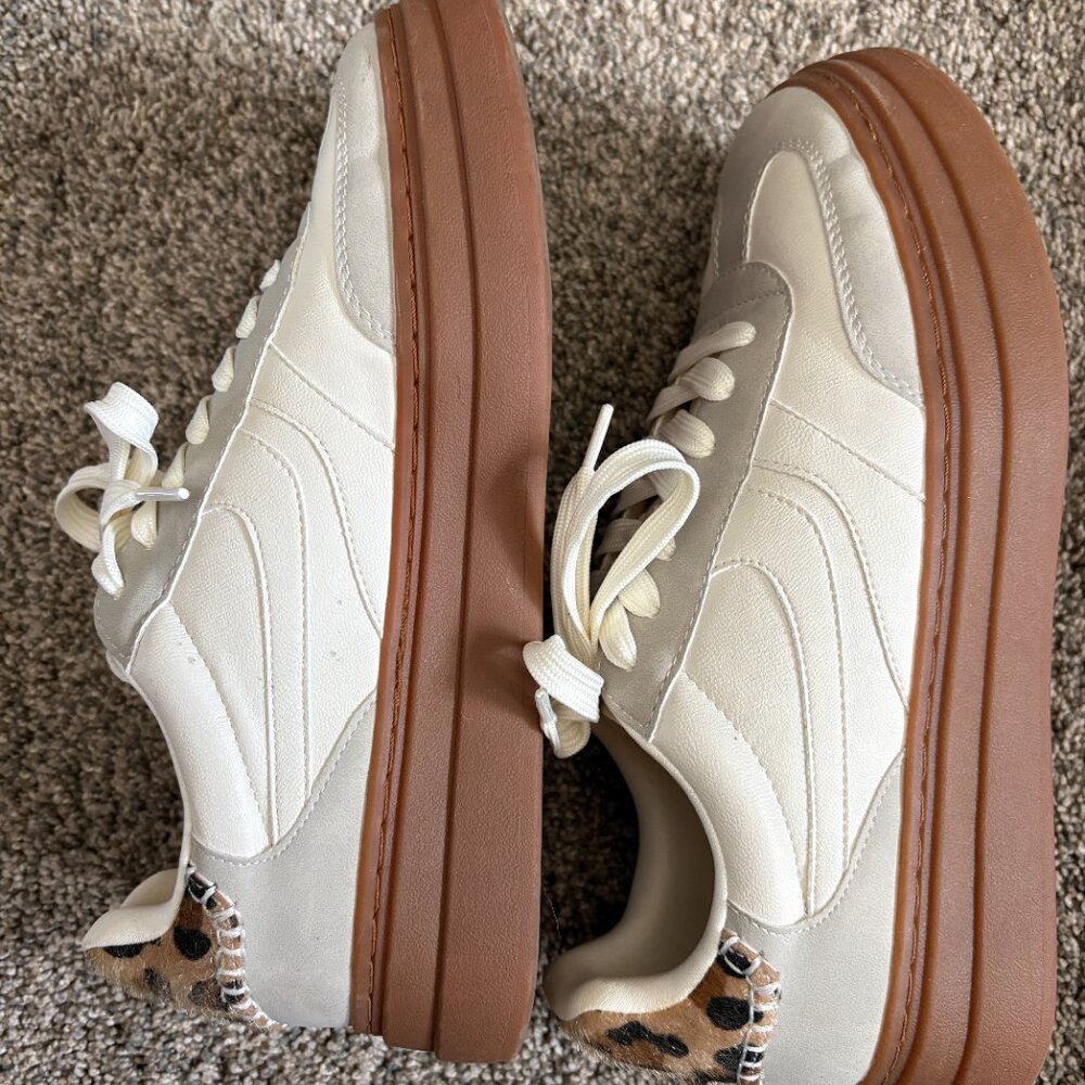 Project Cloud Memory Foam Platform Sneakers - Cre… - image 4